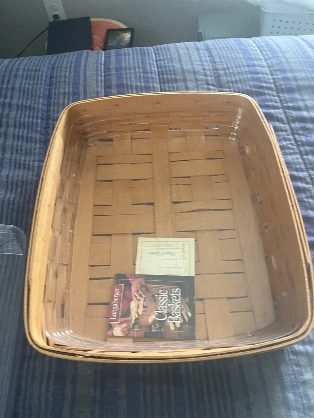Longaberger woven storage